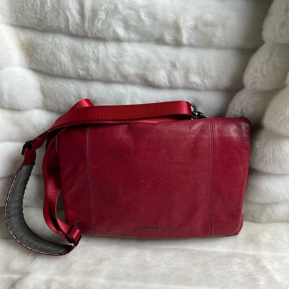 'Tucano One Premium Clutch real leather  red bag for MacBook Air 11 & Ultrabook